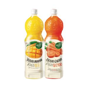 자연은 1.5L (망고, 당근) 각 6입 총 12입