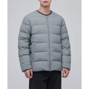 매장정품 무신사 스탠다드 MUSINSA STANDARD 칼라리스 다운 집업 자켓 재킷 라이트 그레이 MMADK502-LG 120