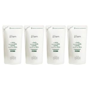 메이크프렘 세이프 미 릴리프 모이스처 클렌징밀크 리필팩 100ml x 4개