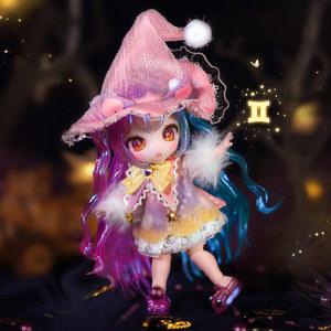 어린이를위한 G 생일 Maytree 귀여운 ~ 드림 별자리 피규어 동물 OB11 소장품 선물 귀여운 장난감 인형 C13cm 페어리