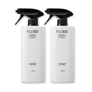 필리더스 발샴푸 머스크향 쿨링 남자 풋워시 500ml 2개