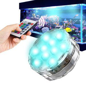 리모컨 수족관 LED조명 수영장 분수 어항 파티용품 LED LED조명 리모컨 수족관