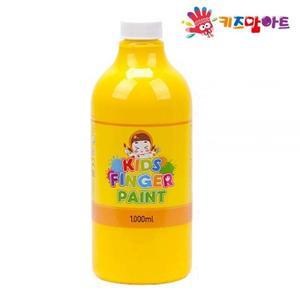 [MENLN516_52GP]미술놀이 핑거페인트 낱색 (노랑색 1000ml