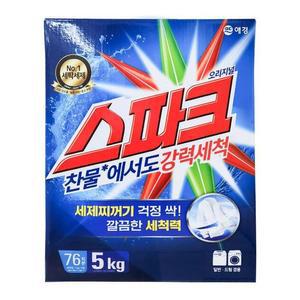 스파크 세탁세제 5kg 카톤청소
