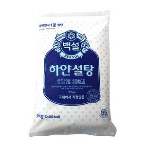 하얀설탕 3KGX4개 백설설탕 설탕 흰설탕 백설탕 식품 식자재