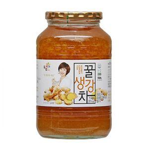꽃샘 꿀생강차 1kg 꿀차 디저트 후식 다과 음료 식음료 맛있는