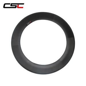 CSC 카본 카본 섬유 림 클린처 타입 700C 초경량 로드 바이크 사이클링 림셋  깊이 88mm  폭 23mm