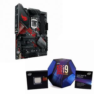 ASUS ROG STRIX Z390-H 메인보드+i9-9900K CPU 번들 게이밍/그래픽 작업용 백패널 포함
