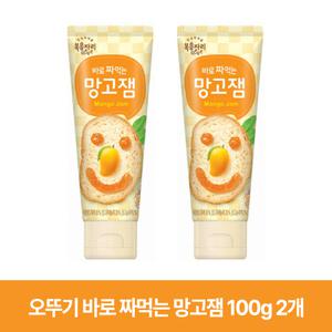 오뚜기 복음자리 스프레드 바로 짜먹는 망고잼 100g 2개