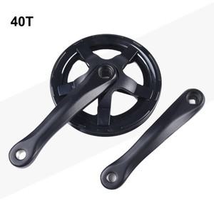 로드 바이크 전기 자전거 픽시 크랭크 암 세트, MTBbikes 하이 퀄리티 블랙, 쉬운 , 52T