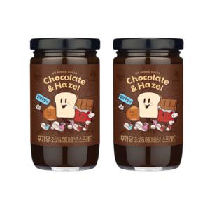 복음자리 무가당 초코&헤이즐넛 스프레드 220g X2개