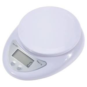 휴대용 디지털 LED 전자 저울, 5kg/1g, 음식 무게 측정, 주방