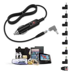 DVD 플레이어 GPS Snailax 시트 8개의 DC 어댑터가 있는 LED 조명용 24W 12V 범용 차량용 충 전원 코드