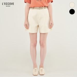 [레코브] (레코브) 와이드 벨티드 숏팬츠(LU31B7PS504J)