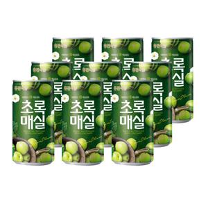 미니 캔음료 웅진 초록매실 180mlx90캔