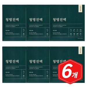 60대 시니어 관리 사계명원 청명진액 15포/ 6개 녹용 침향 칼슘 비타민디 마카 가시오가피