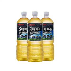 [불스원]레인OK 3배 빠른 발수코팅 에탄올워셔액 1800ml 3개