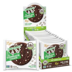 Lenny  Larry's The Complete Cookie, Choc-O-Mint, 소프트 베이킹, 식물성 단백질 16g, 비건, GMO 프리,