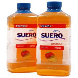 Repone Suero 아연이 함유된 전해질 음료, 수분 보충을 위한 구강 음료, 미네랄과 영양소 복원, 망고 맛, 1