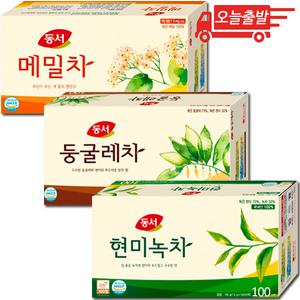 오늘출발 동서 둥굴레차 + 메밀차 150g + 현미녹차 120g 각 1개 총 3개