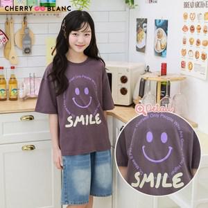 체리블랑 스마일티셔츠 키즈,주니어
