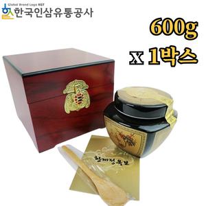 한국인삼유통공사 황제정옥보 600g 1박스 생지황 홍삼 백복령 추출액 부모님 어르신 청소년 건강 선물 세트