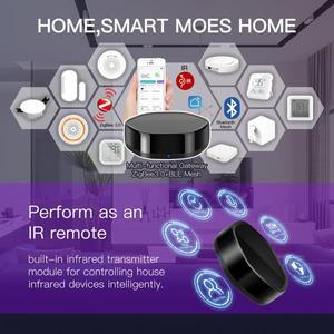 Tuya 스마트 홈 WiFi 2 in 1 무선  BLE 메시 + Alexa Google 홈을 통한 38K IR 리모컨이 포함된 ZigBee 게
