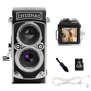 CHUZHAO 미니 빈티지 디지털 카메라 1.54 
