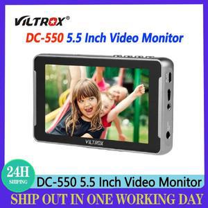 VILTROX DC-550 휴대용 HD 디렉터 모니터  야외 실내 사진 브이로그 영화  TV 용  5.5인치