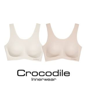 크로커다일이너웨어 감탄브라 라이크라 인견쉘론 U넥/V넥/스트랩 패드일체형 브라 1+1 택1