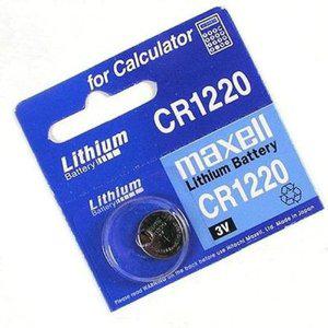 coms MAXELL 수은전지 CR1220 - 리튬 셀 (WFHRKIE)