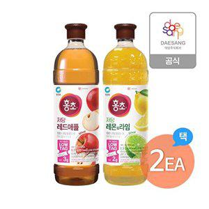 [청정원]청정원 저당 홍초 1.5L 2종(레드애플,레몬라임) 2개 골라담기