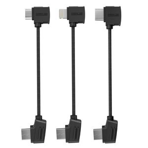 DJI Mavic 2AirProMini 1 SE 드론 확장 연결 조종기 케이블용 4IN 마이크로-Type-C 라이트닝 데이터 케이블