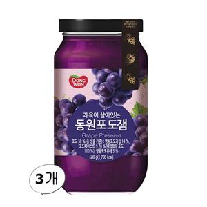 동원 포도잼 680g 3개