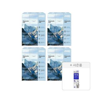 2080 퓨어솔트 치약 크리스탈 120g, 3입, 4개+증정(닥터크리닉 치석 치약 50g, 1개)