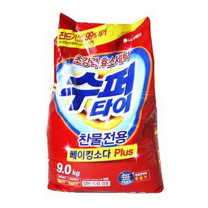 LG 수퍼타이 9kg 가루세제 대용량 일반 세탁세제