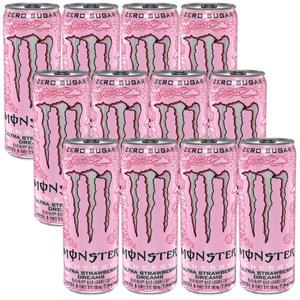 몬스터 에너지 울트라 스트로베리 드림즈 355ml x 12캔 / 제로슈거