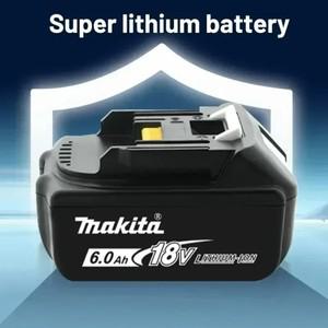 Makita 18V 배터리 BL1830B BL1850B BL1840 BL1860 BL1815 교체용 리튬 배터리용 100  6.0Ah