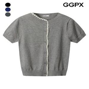 [GGPX] 레이스 반팔 니트 가디건 (GP3KG008F)