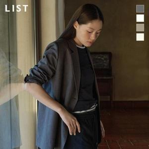 리스트 루즈핏 린넨 투버튼 자켓 TWWJKP6215