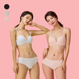 자주 JAJU 여 수피마코튼 몰드브라 3종택1