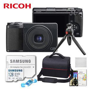리코 정품 RICOH GR IIIx / GR3X / 프리미엄 7종세트 / 128G+전용가방+픽시미니삼각대+카드리더기+청소도구+극세사융+액정보호필름 / TJ