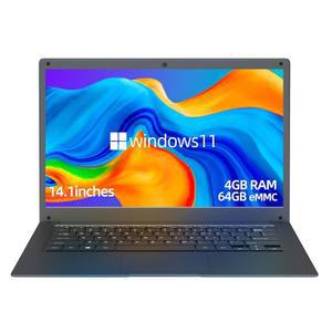 Exilapsire 14.1 Inch Laptop Celeron N3350 Quad Core Processor 4GB DDR4 192GB SSD 1080P HD Webcam USB
