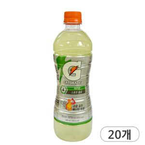 게토레이 레몬 600ml x 20개 스포츠음료 이온음료