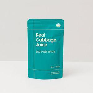 좋은하루식품 100% 양배추즙 80ml x 60개입 국내산 건강주스 아침 식단관리 230798