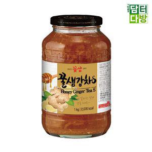 꽃샘 꿀생강차(S) 1kg X2액상 전통 음료 꿀차 향긋한