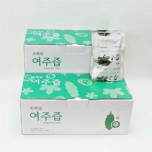 여주즙 1박스(100ml 30팩)간편 파우치 소포장 휴대용 엑기스 원액 여주 진액 몸에좋은