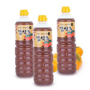 [상주전통곶감][삼백식품] 3년숙성 감원액100% 감식초3병(1000mlx3pet)
