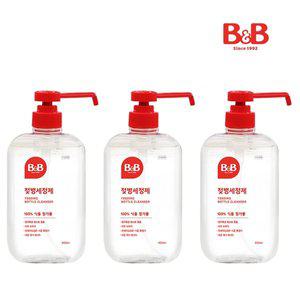 [비앤비] 젖병세정제(액상/용기) 600ml 3입