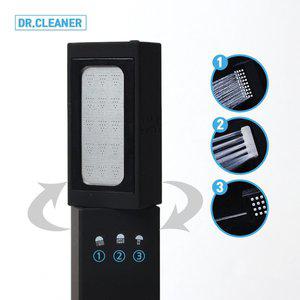 [기타]닥터크리너 3단 수압상승 블랙 샤워기헤드 DR-1000